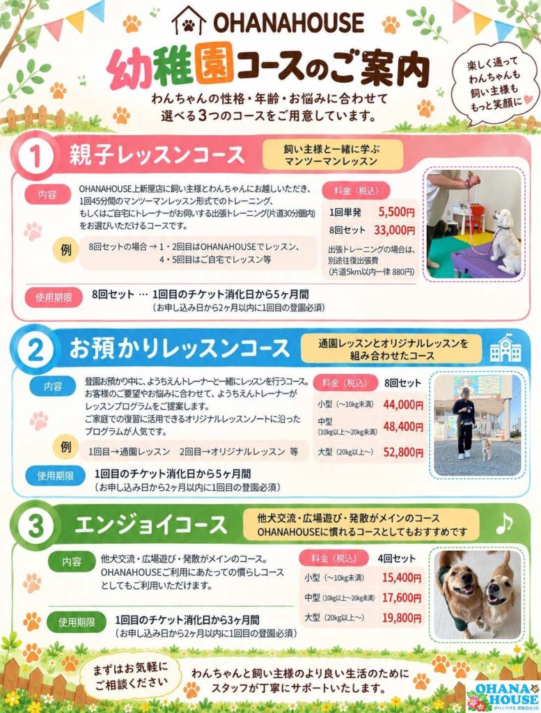 幼稚園コース案内